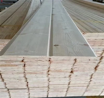 Papan Pelapis Dinding Pinus Lidah Dan Alur Kiln Kering Ukuran Khusus